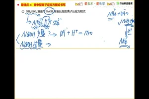 康冲主讲2022高一化学尖端班课程