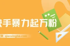 快手万粉涨粉课程：一周涨粉与多元变现指南
