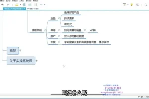 抖音商品卡0-1实战课程：32节商城运营秘籍