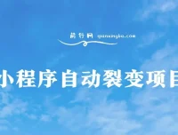 小程序自动裂变项目：微信平台全自动推广教程