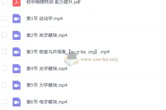 质心初中物理能力提升7讲