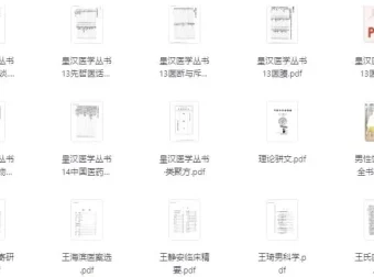 2000 – 2100年中医爱好者必读电子书：经典与研究成果合集