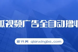 搜狐视频广告撸收益项目介绍