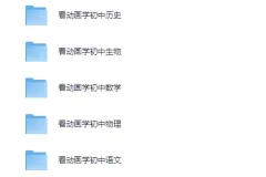 初中小四门物理化学动画课程