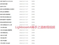 Lightroom4高手之道教程视频
