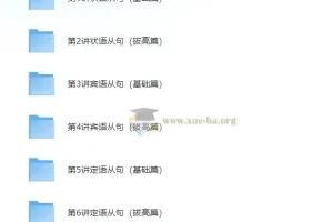 新概念英语：从句综合篇重难点语法精讲精练