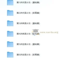 新概念英语：从句综合篇重难点语法精讲精练