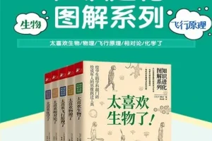 《知识进化图解系列》科普套装5册：生物、物理、化学等知识解读