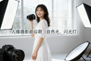 人像摄影前后期：自然光与闪光灯运用教程