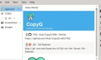 CopyQ – 开源跨平台的高级剪贴板管理工具