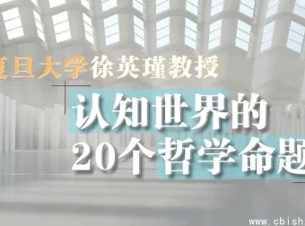 复旦徐英瑾《哲学20讲》：认知世界的20个核心哲学命题
