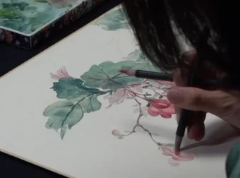 零基础国画入门：小马啸羽没骨花鸟技法精讲课程