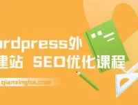 WordPress外贸建站与SEO优化课程：0基础搭建获询盘外贸网站