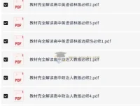 2025王后雄《教材完全解读》教材同步版 [pdf]