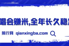 演唱会赚米项目：全年稳定的娱乐行业新风口