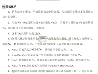 2025年高考化学易错点汇总