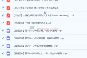 宇神小升初分班考冲刺班（完结）