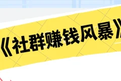 《社群赚钱风暴：揭秘高效社群盈利秘籍》
