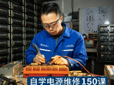 刘坚强自学电源维修150课：零基础系统掌握电源维修技能