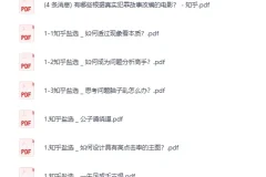 知乎严选付费文章合集2900篇 [PDF]