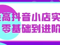 老高抖音小店实操：零基础到进阶课程