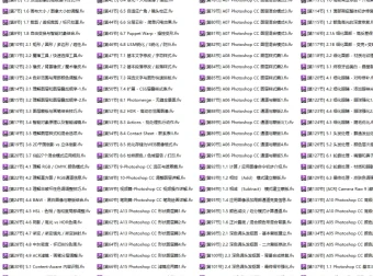 Photoshop CC终极大师巅峰培训课程