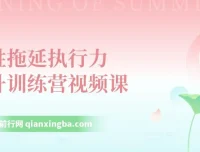 琳子《战胜拖延执行力提升训练营》视频课