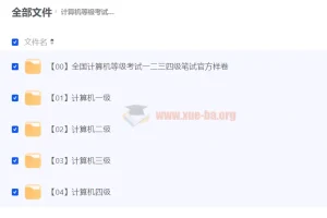 全国计算机等级考试备考资料