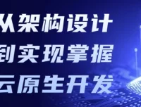从架构设计到实现：掌握云原生开发课程