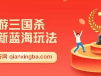 手游三国杀最新蓝海玩法：简单上手的实操项目