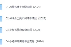 普通人用AI做自媒体：AI图书博主变现流程课程