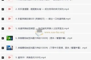 英语高效磨耳朵：涵盖听力与口语练习资源