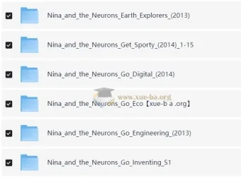 单集播放破百万的BBC英语启蒙科普节目《妮娜和神经元》(1-9季)