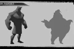 牙爷《欧美风游戏角色概念设计与风格化变形》PS教程