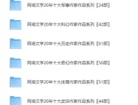 网络文学20年人物篇：130位大神作家作品系列合集 [txt]