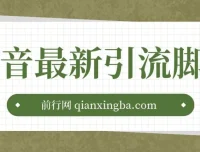 抖音最新引流脚本：助力高效引流