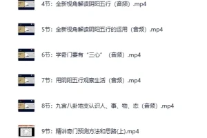 《参透易经奇门玄学：22门预测技术的逻辑与应用课程》