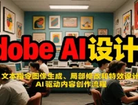 Adobe AI设计课：掌握文本指令图像生成、局部修改与特效设计，探索AI内容创作流程