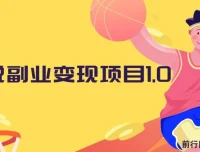 黄岛主：小说副业变现项目1.0