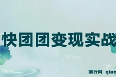 快团团变现实战营：千万级流水团长带你玩转快团团