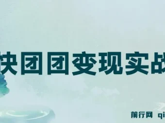 快团团变现实战营：千万级流水团长带你玩转快团团