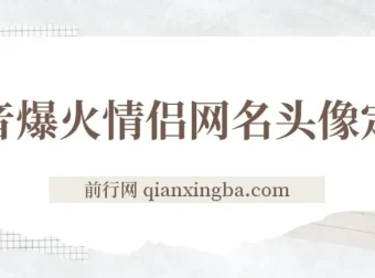 抖音爆火情侣网名头像定制项目：简单易操作，轻松实现收益