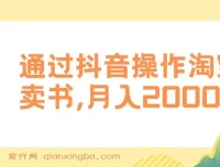 通过抖音操作淘宝客卖书项目：实现月入2000+