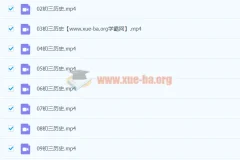 九年级历史春季课程（13讲，张天禄）完结