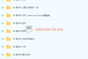 Lance 初中英语深度进阶词法专题课程