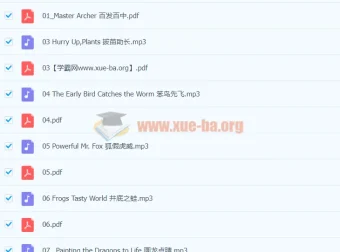 英文有声分级读物《Tales of China中国好故事》：用英文讲述最美中国故事（75个故事100集音频，初阶中阶高阶）