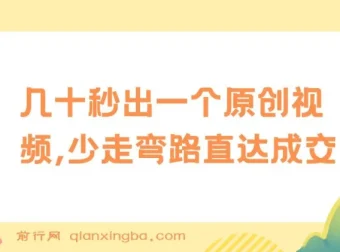 学科项目1.0+2.0：快速产出原创视频，助力成交的虚拟资料项目