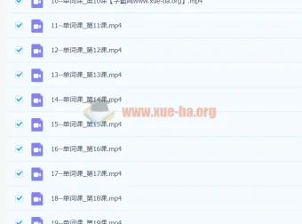 大雁专升本英语单词课（2023 完结版）