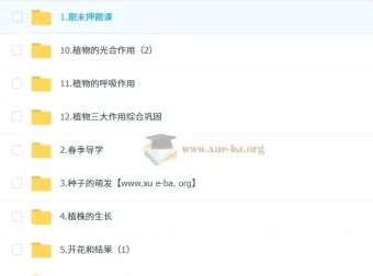 张雨桐初一生物培训班（春上·全国版·A+）