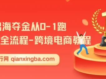 14节出海夺金：从0-1跑通跨境电商出海全流程教程